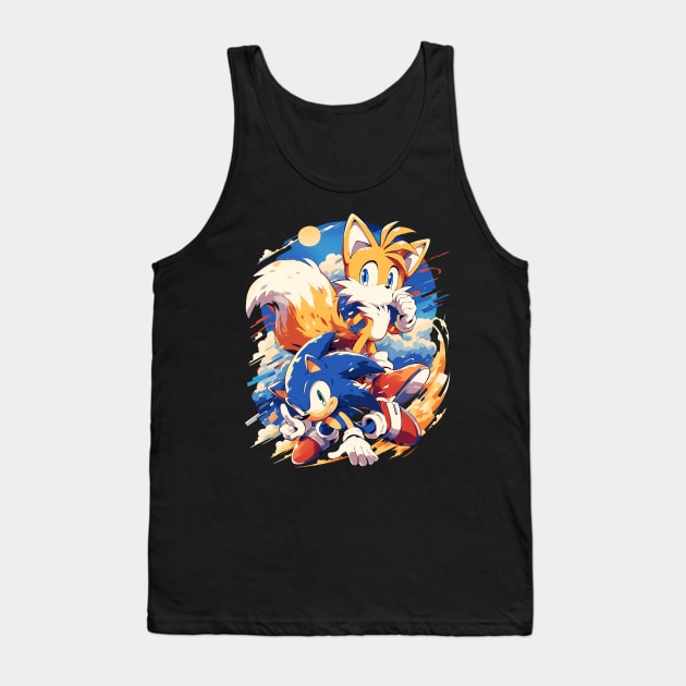 sonic and tails Tank Top by StevenBag